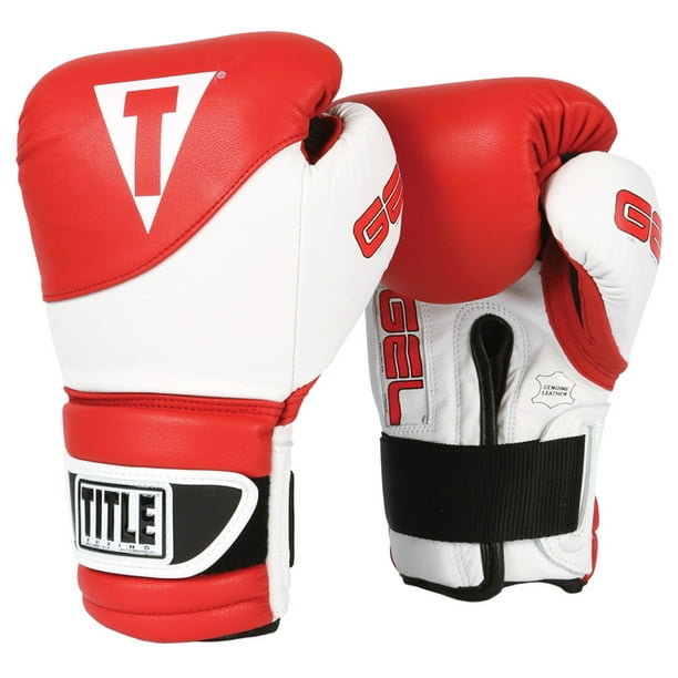 Title Boxing Gel Palm Training Pads Black//Red